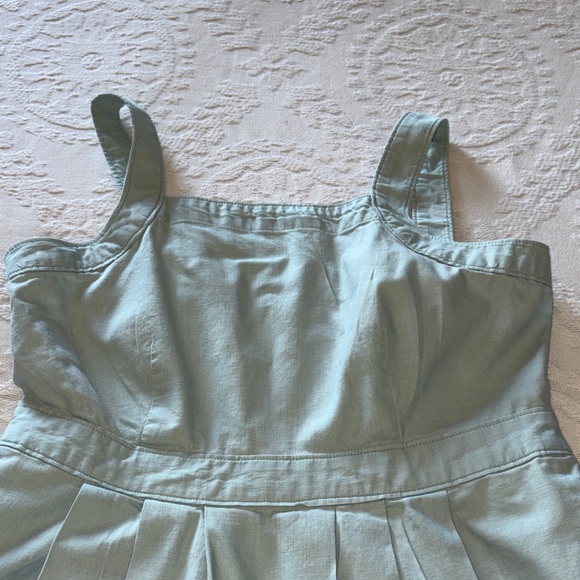 Universal Thread Women’s 100% Cotton Light Green Sleeveless Dress EUC 14 - Picture 2 of 11